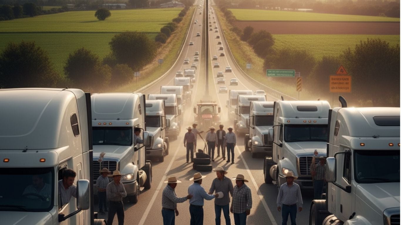 Transportistas levantan bloqueos tras acuerdo