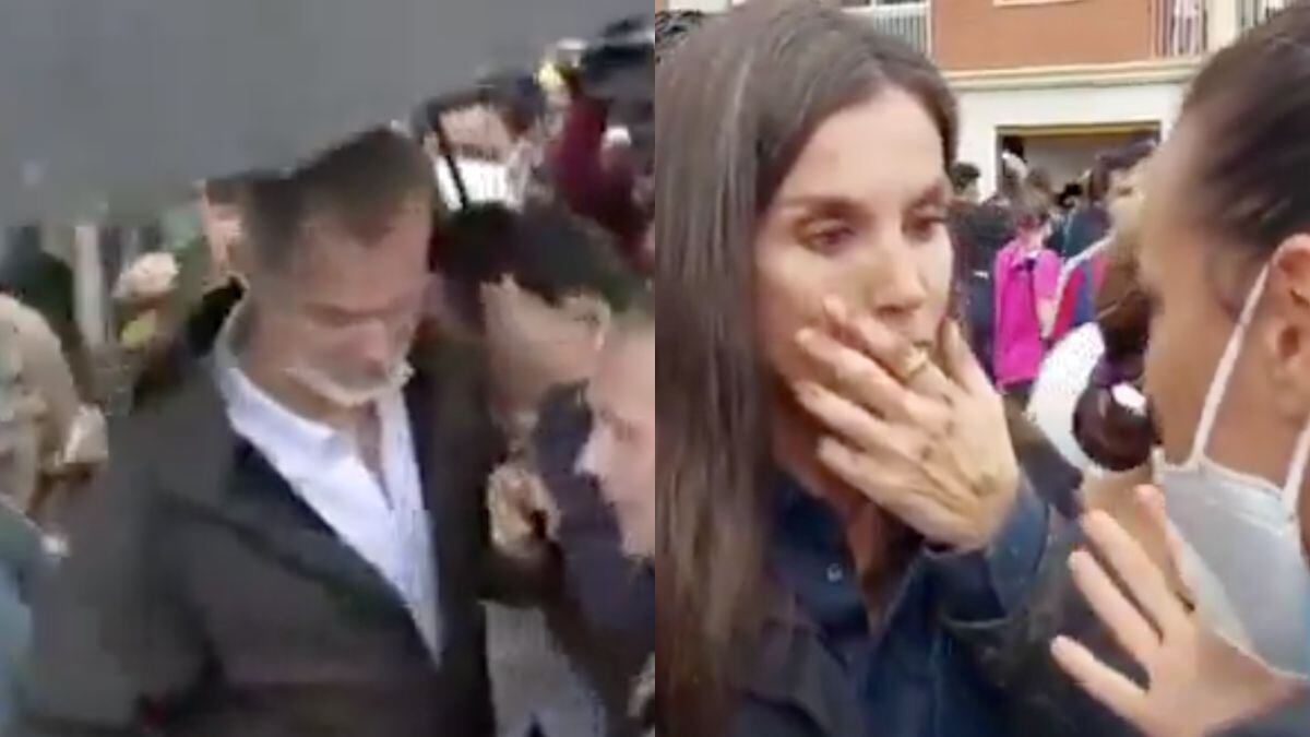 Reyes de España son agredidos durante su visita a damnificados por inundaciones en Valencia