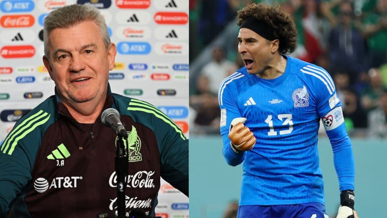 Javier Aguirre y Guillermo Ochoa