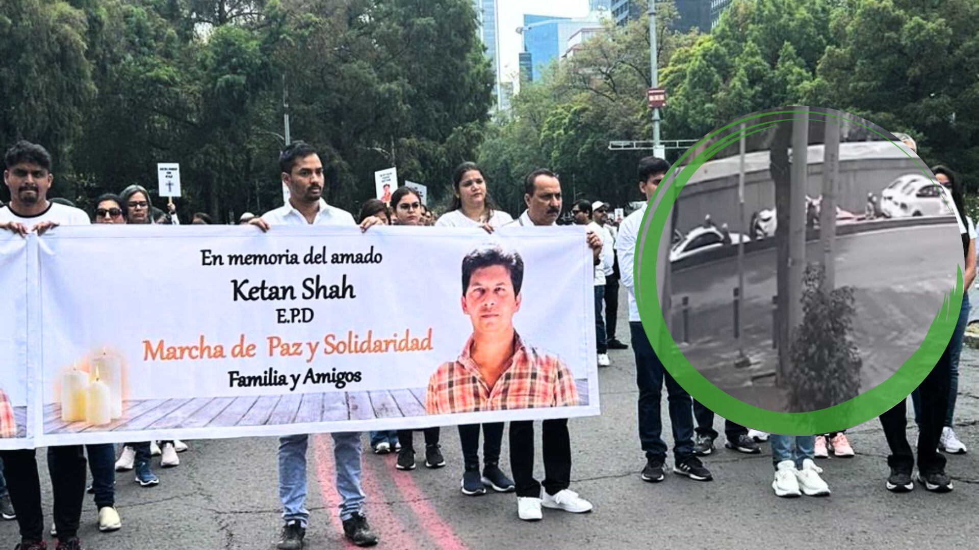 En la Marcha por la Paz y la Solidaridad se dieron cita más de 300 personas de la comunidad india en México.