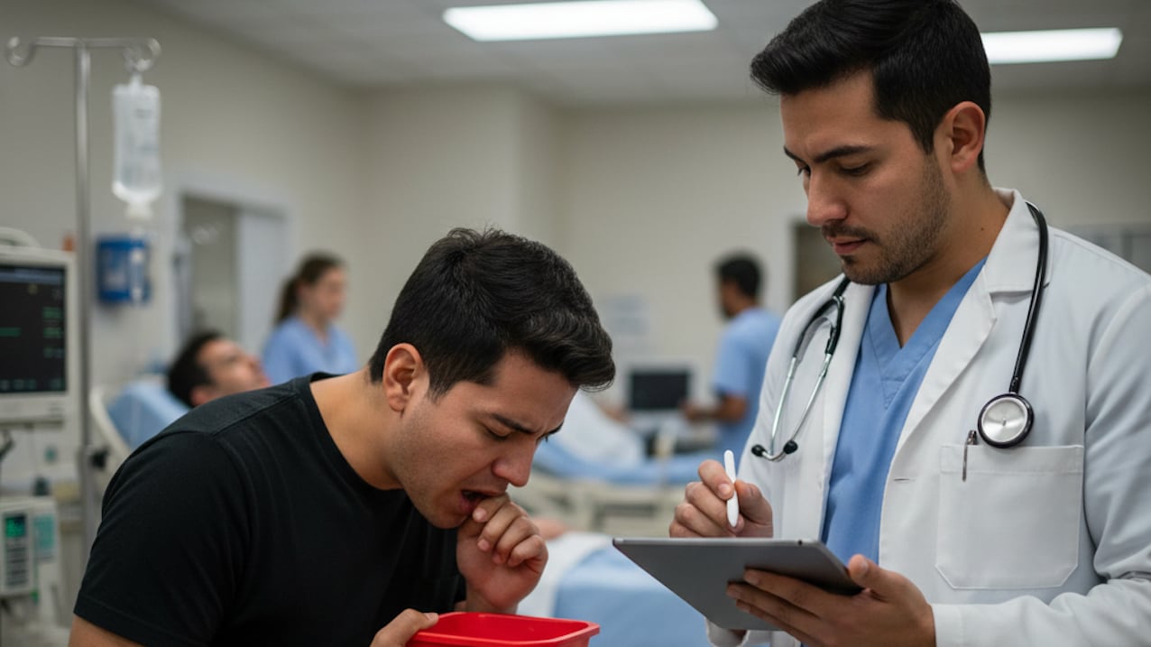 Casos de vómito, deshidratación e infecciones graves saturan urgencias en Navidad y Año Nuevo, alertan médicos.