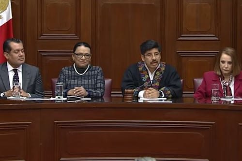 Hugo Aguilar rinde su Primer Informe frente a la SCJN; inicia con mensaje en mixteco