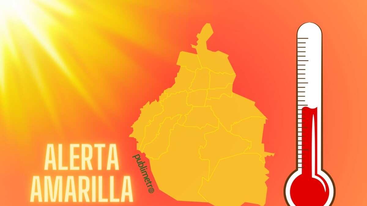 Activan Alerta Amarilla por altas temperaturas en CDMX el martes 9 de abril