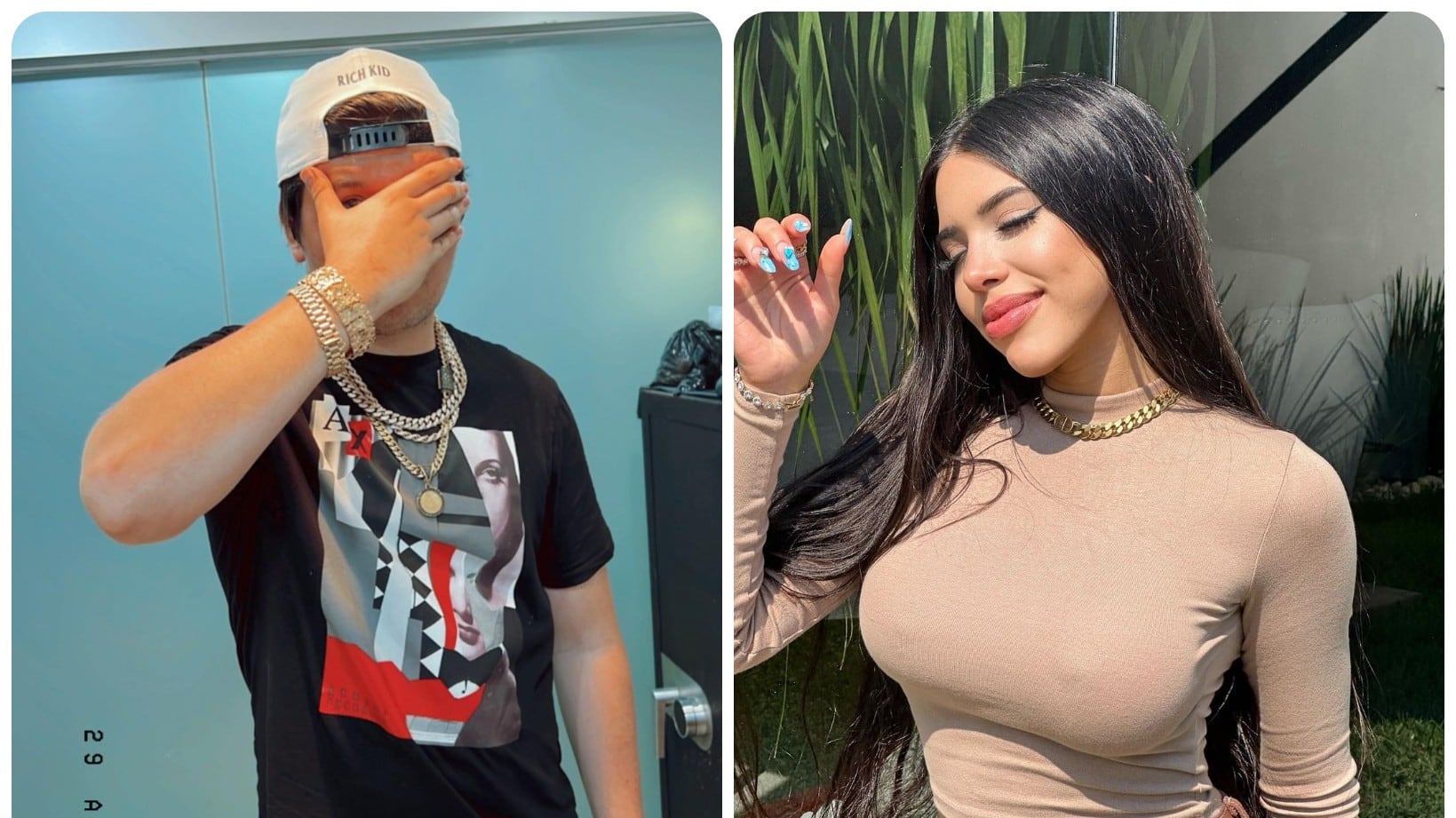 Ambos influencers han dado de qué hablar en redes sociales