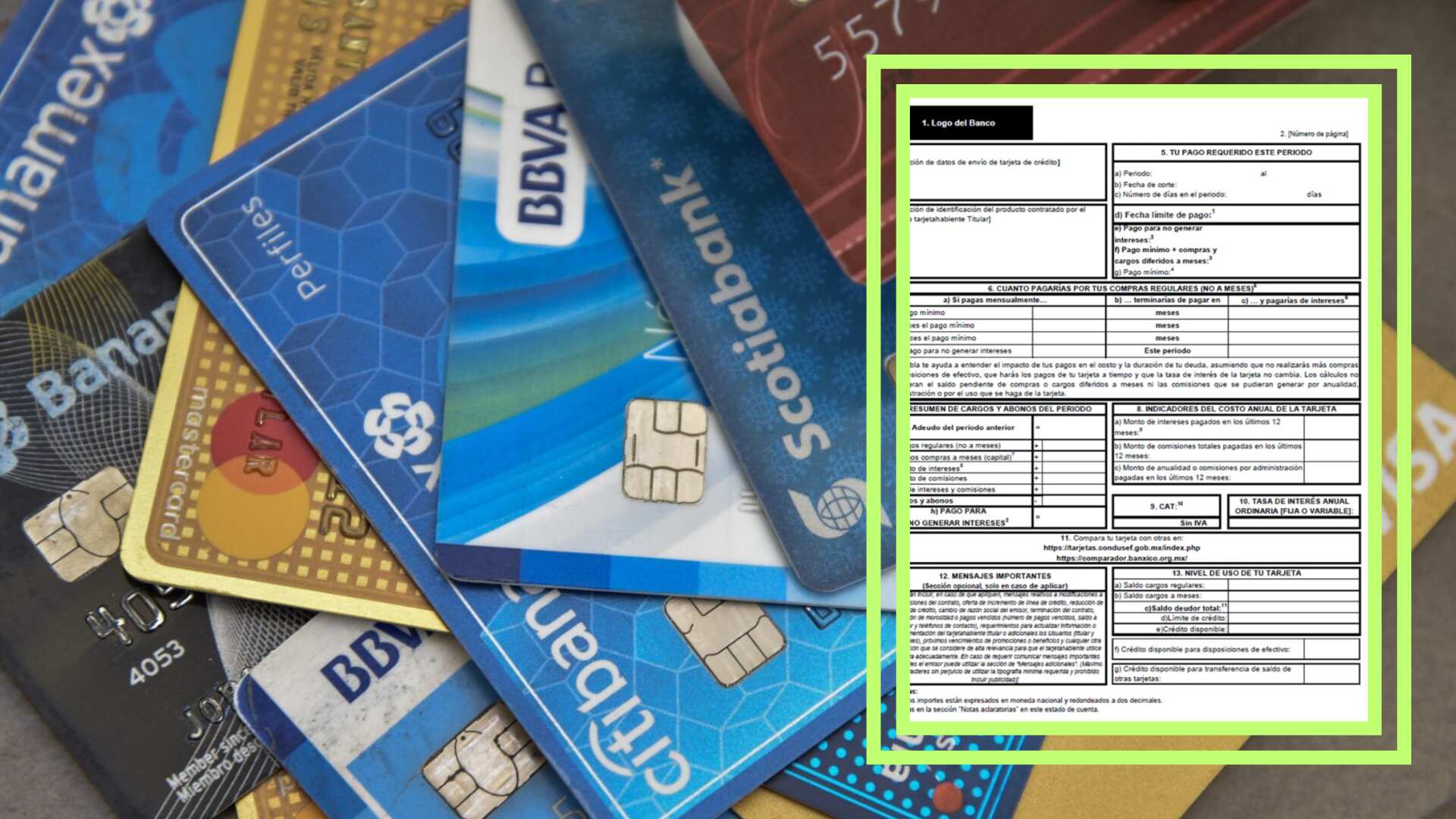 El nuevo estado de cuenta aplica desde el 1 de octubre de 2024, por ordenamiento del Banxico y la Condusef.