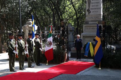 Primer día de actividades en la visita oficial de los Reyes de Suecia en México.
