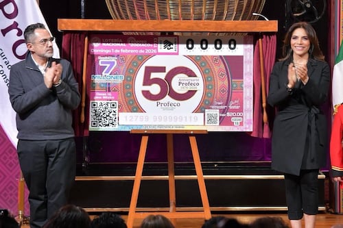 Lotería Nacional lanza billete conmemorativo para destacar el trabajo de la Profeco