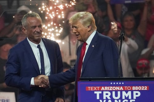 Trump tendría la ‘testosterona más alta que jamás haya visto’ para su edad, afirma RFK Jr.