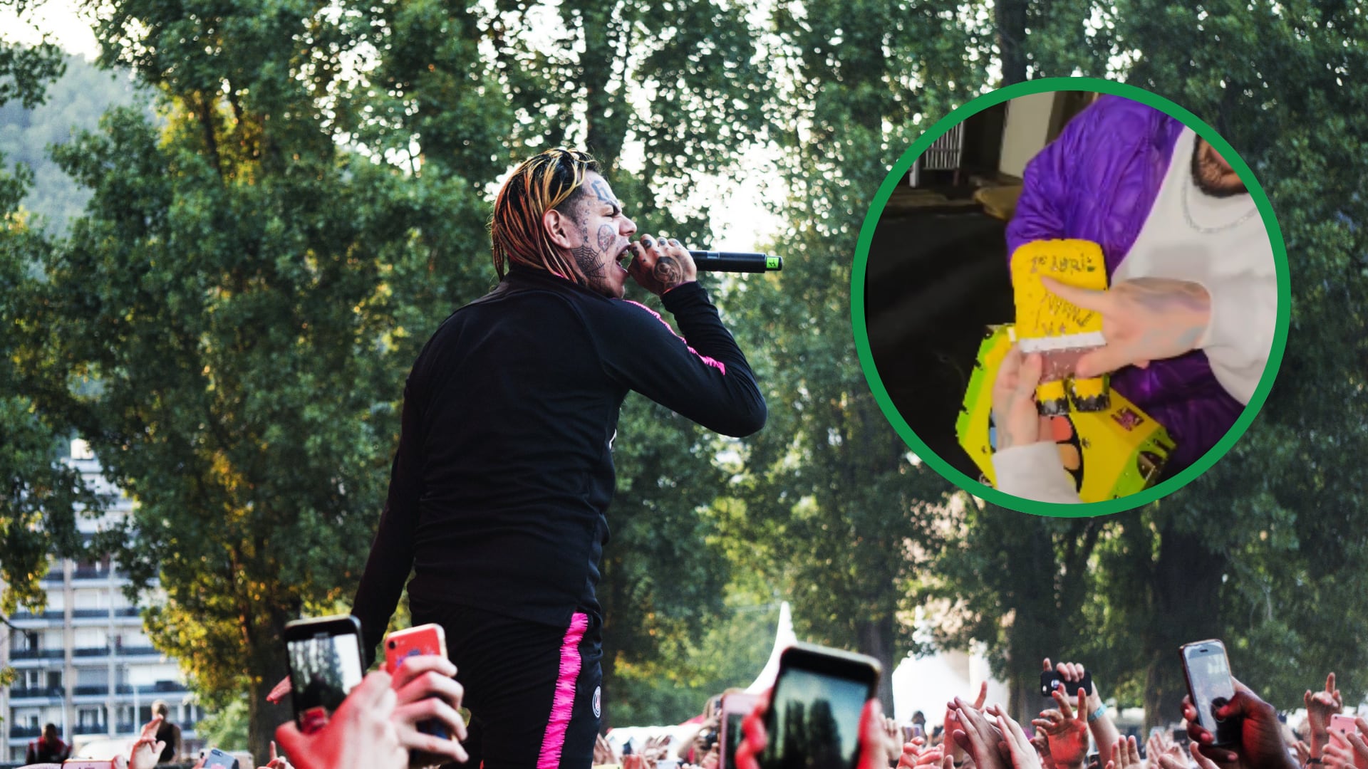 Un video difundido en redes muestra al artista celebrando su liberación con joyas millonarias y un inusual recuerdo de prisión.