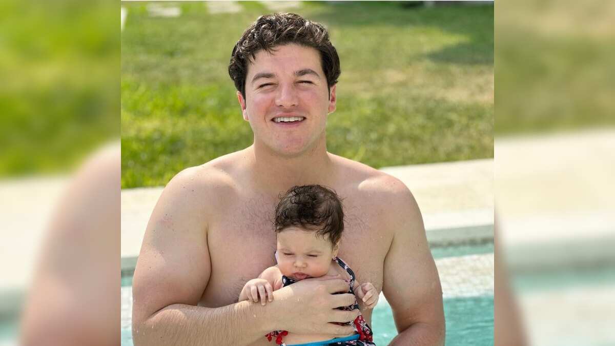 Rodríguez agradeció a su esposo ser tan cariñoso con la niña y mencionarla para todo.