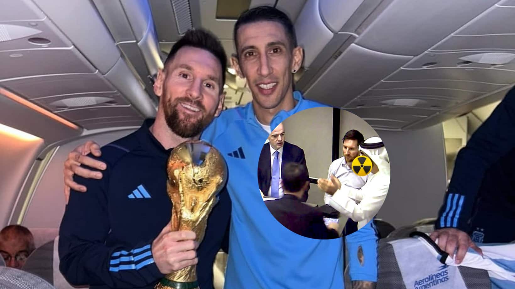 Se filtró una presunta foto de Messi en una reunión que ha generado revuelo.