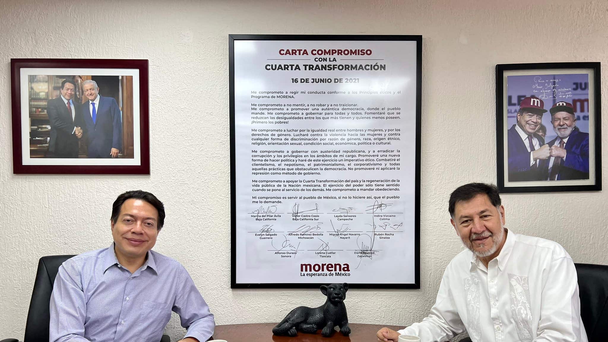 Fernandez Noroña y Mario Delgado