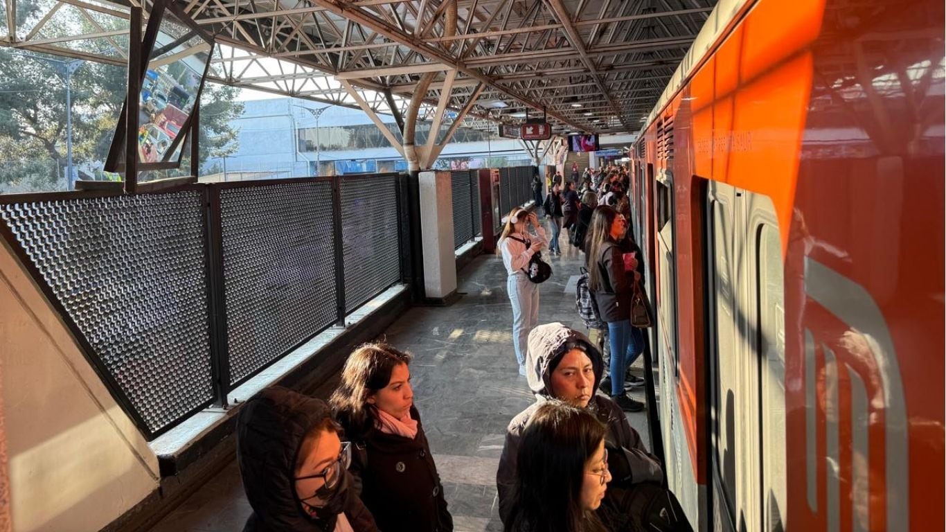 Avance lento en el Metro de la CDMX