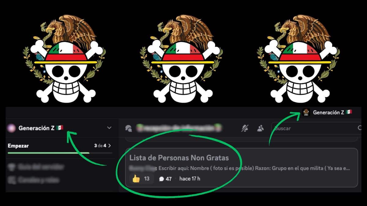 Lista de “personas non gratas”: miembros de Generación Z México proponen a políticos, funcionarios y más