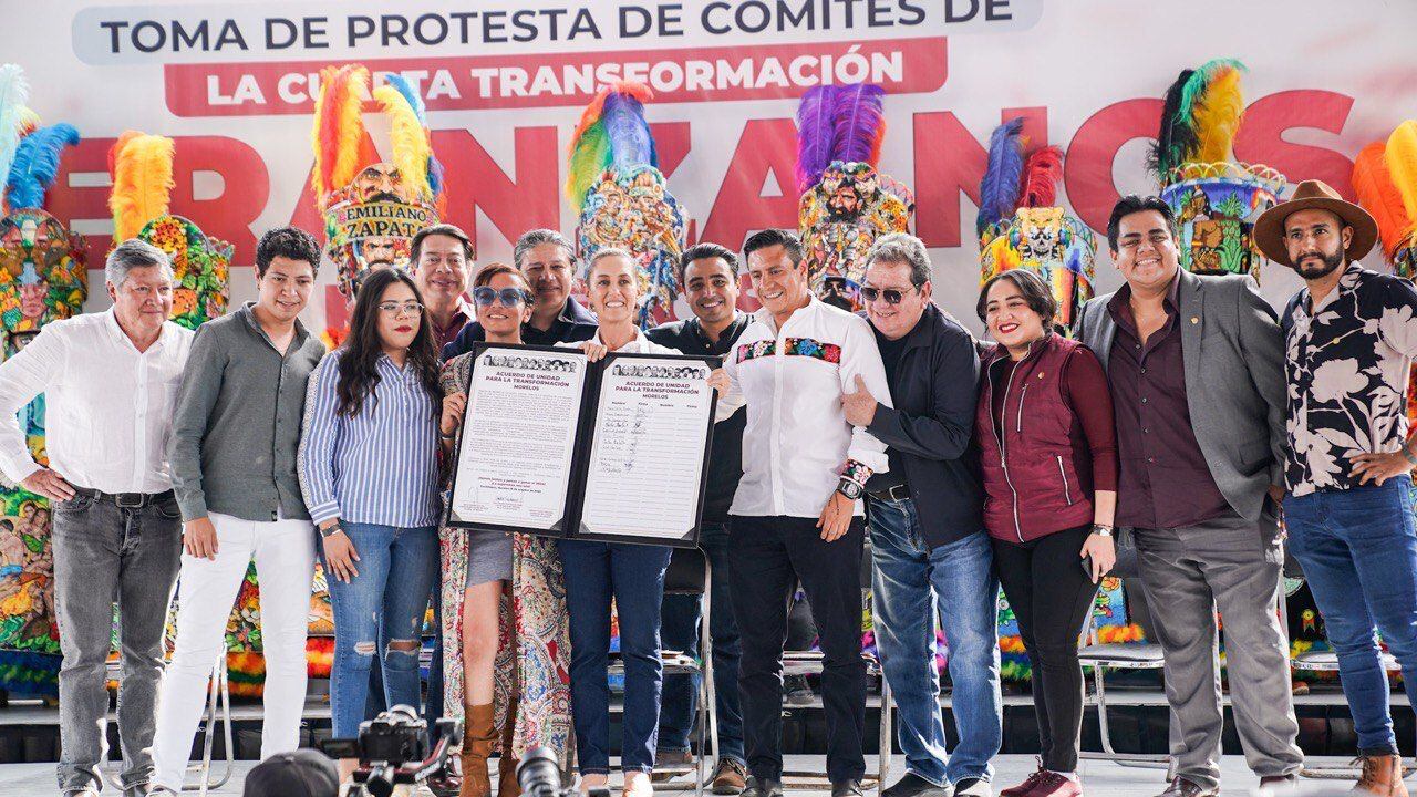 ’’La mayoría de mexicanos saben que 4T es el rumbo de México’’: Claudia Sheinbaum en Morelos