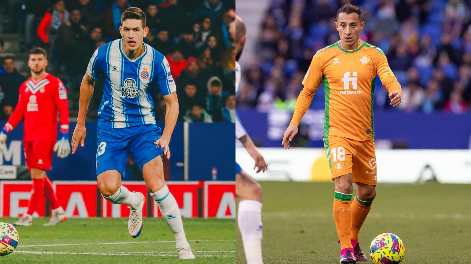 César Montes tuvo su primer enfrentamiento contra un mexicano en el futbol europeo.