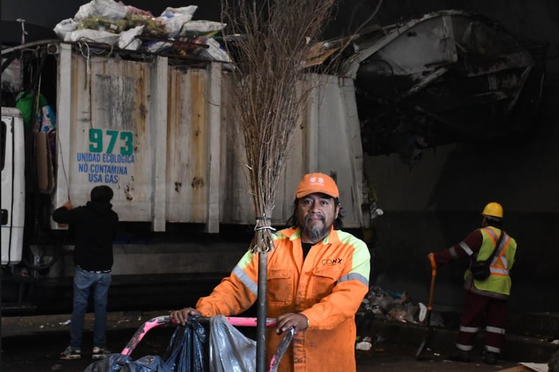 Trabajador de limpia CDMX