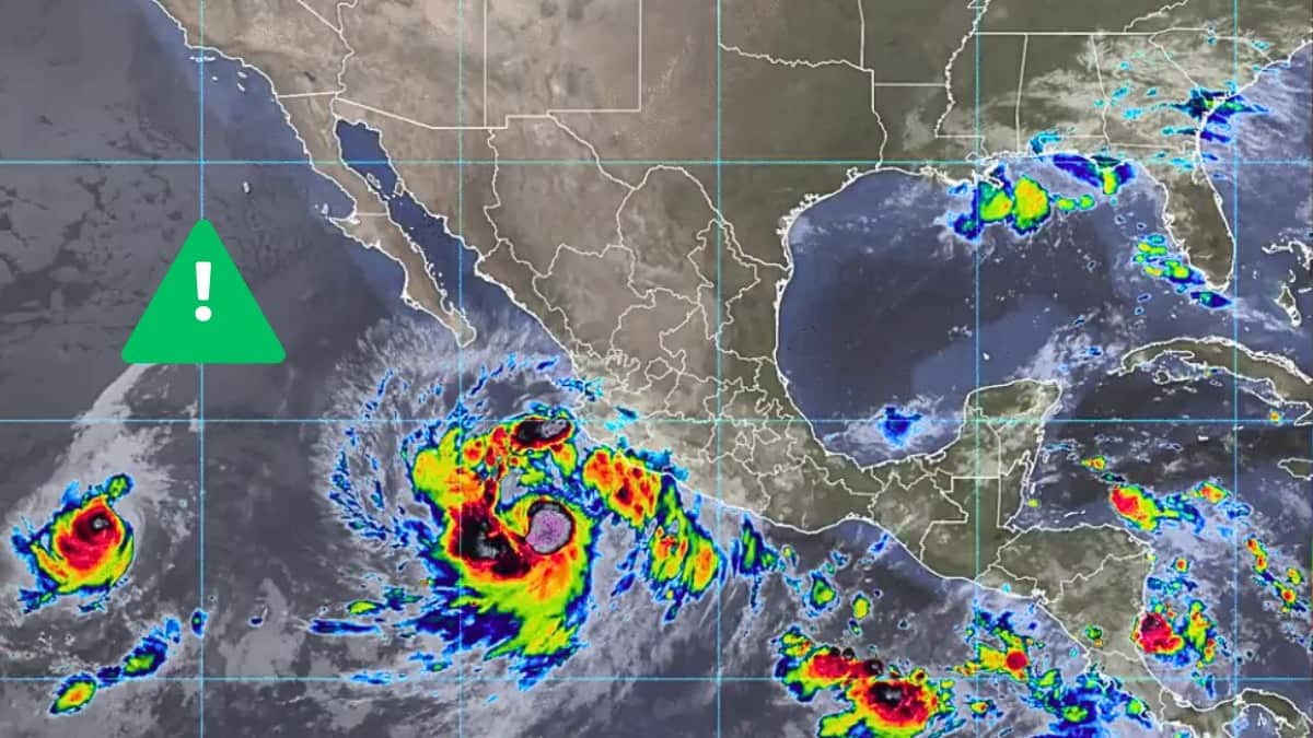 Llegará a hucarán categoría 2: Así se desplazará la tormenta tropical Priscilla por México