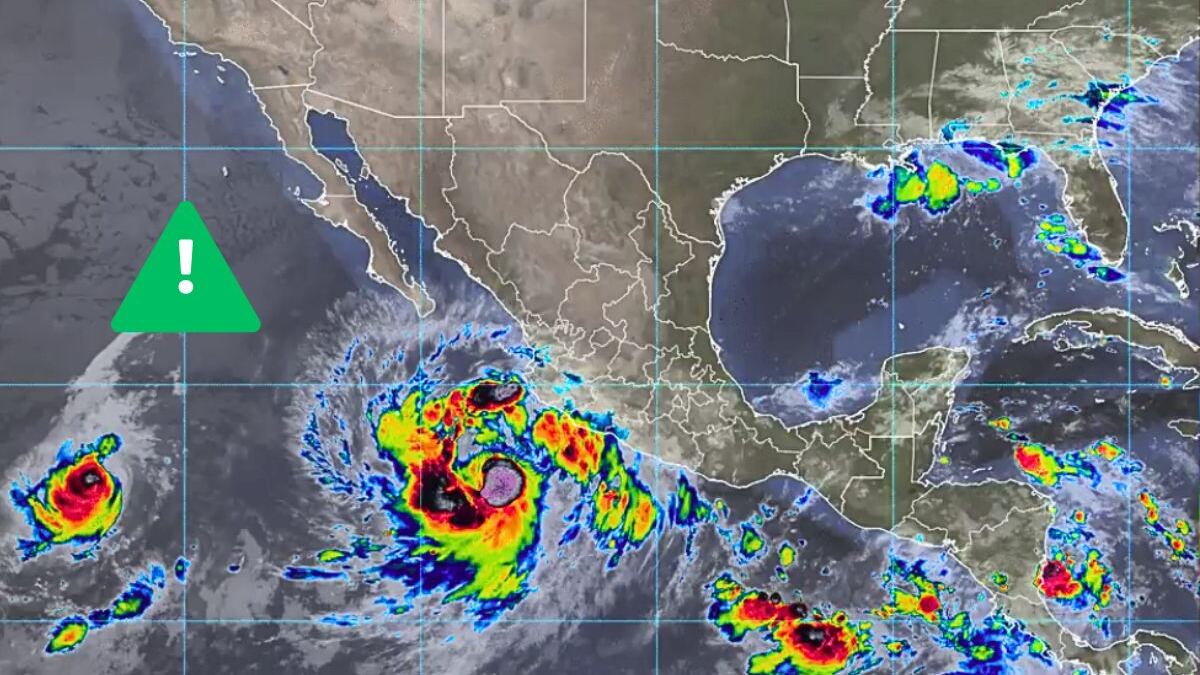 Llegará a hucarán categoría 2: Así se desplazará la tormenta tropical Priscilla por México