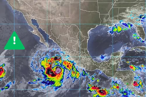 Será huracán categoría 2: Así se desplazará la tormenta tropical Priscilla por México
