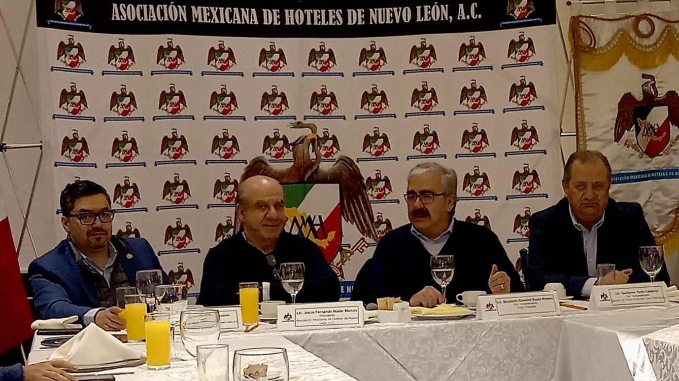 Miembros de la Asociación Mexicana de Hoteles de Nuevo León, A.C. informaron sobre el incremento que ha tenido la industria.