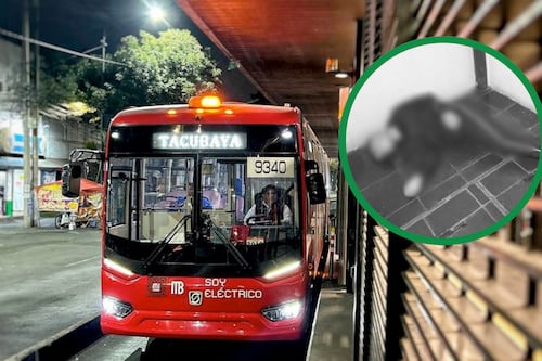 ¿Murió alumno dentro del Metrobús? Así lo encontraron en la estación Bachilleres 9