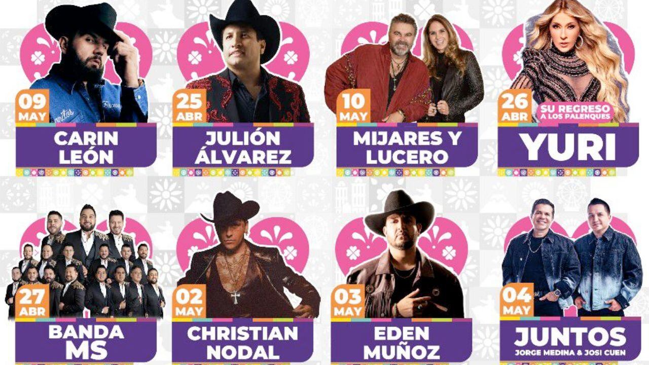 El palenque de Puebla 2025 anunció este miércoles a los artistas que se presentarán en el estado.