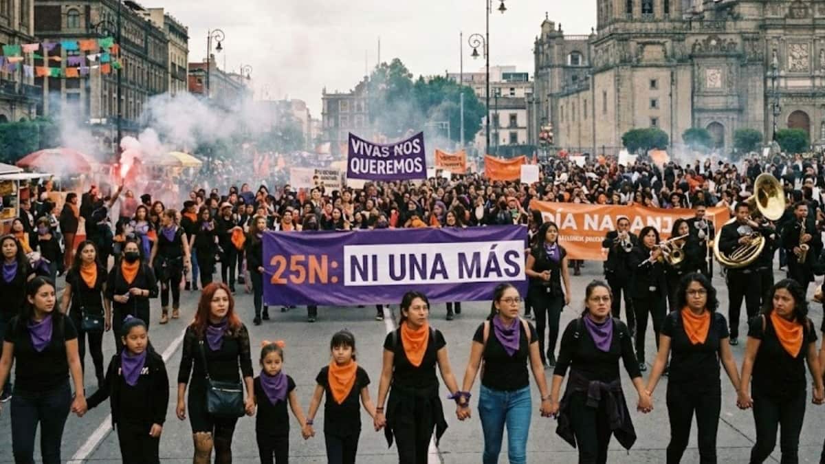 Marcha del 25N en CDMX: rutas, horarios y alternativas viales por el Día Naranja contra violencia a mujeres