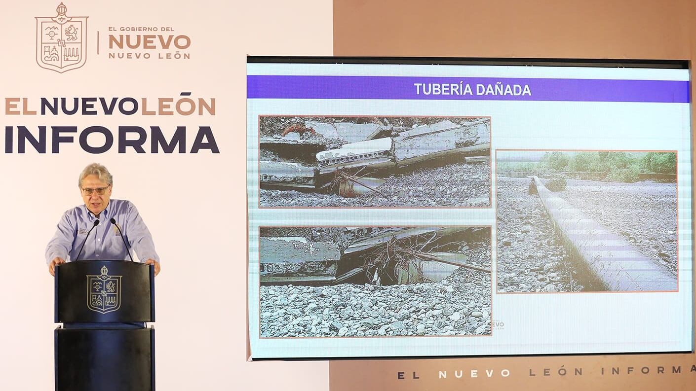 Juan Ignacio Barragán exhorta a la población a guardar agua.