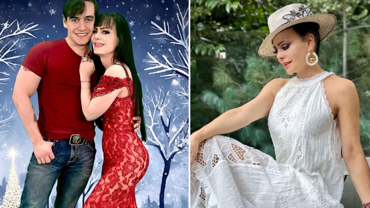Maribel Guardia y su hijo Julián Figueroa