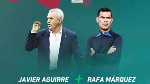 Javier Aguirre y Rafa Márquez comandarán al tri rumbo al Mundial 2026.