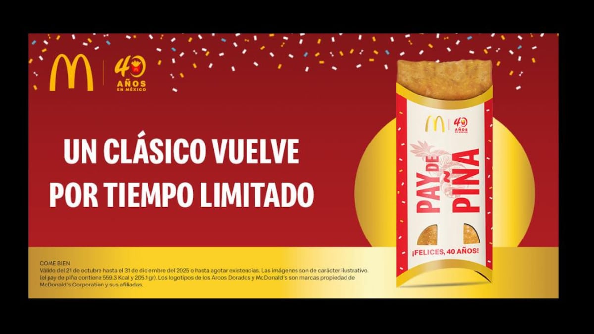 Pay de piña McDonal's