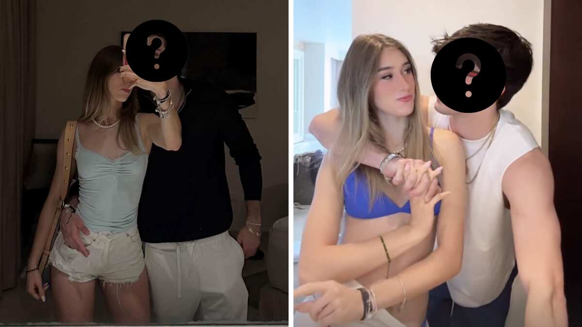 Tatiana Flores y su novio