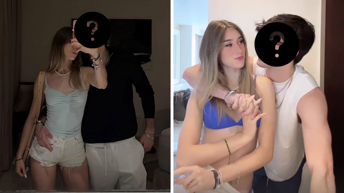 Tatiana Flores y su novio