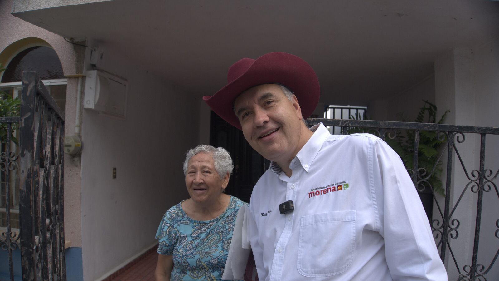 Fernández comparte con la población sus propuestas en caso de llegar al Senado.