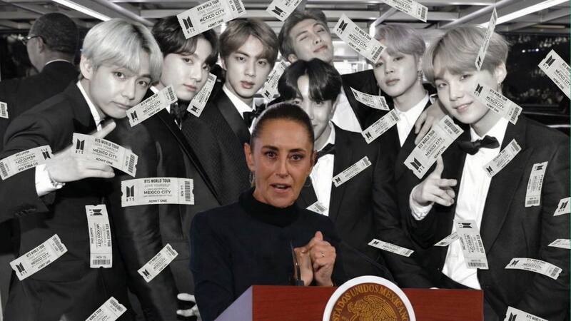 Los conciertos de BTS en México se han convertido en un tema diplomático pues la presidenta escribió al primer ministro coreano