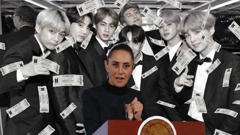 ¿BTS en el Zócalo? Sheinbaum confirma reunión con el grupo surcoreano en Palacio Nacional