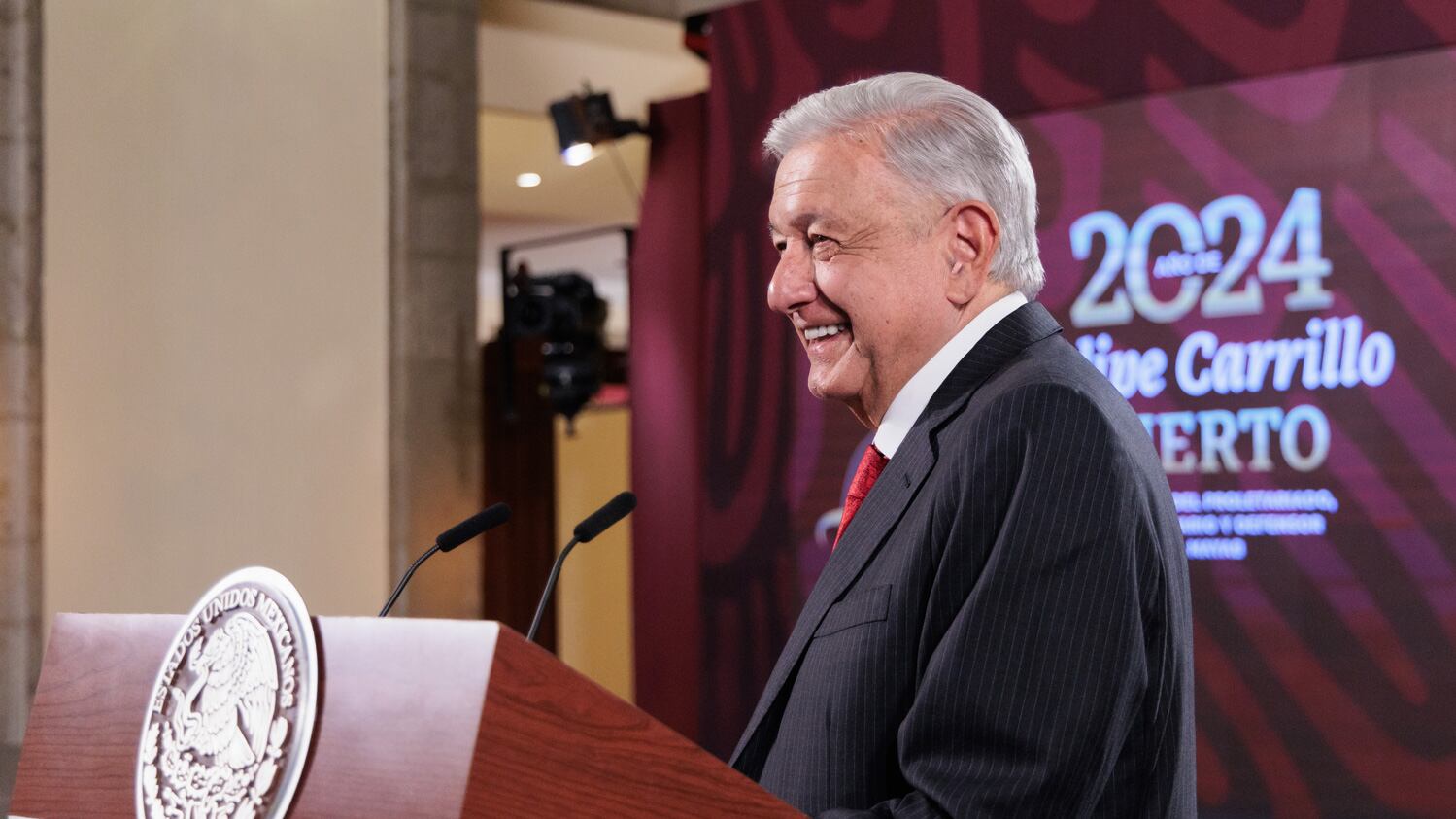 El presidente Andrés Manuel López Obrador, pidió recuento de votos en la elección a la gubernatura de Jalisco. Foto: Presidencia de la República.