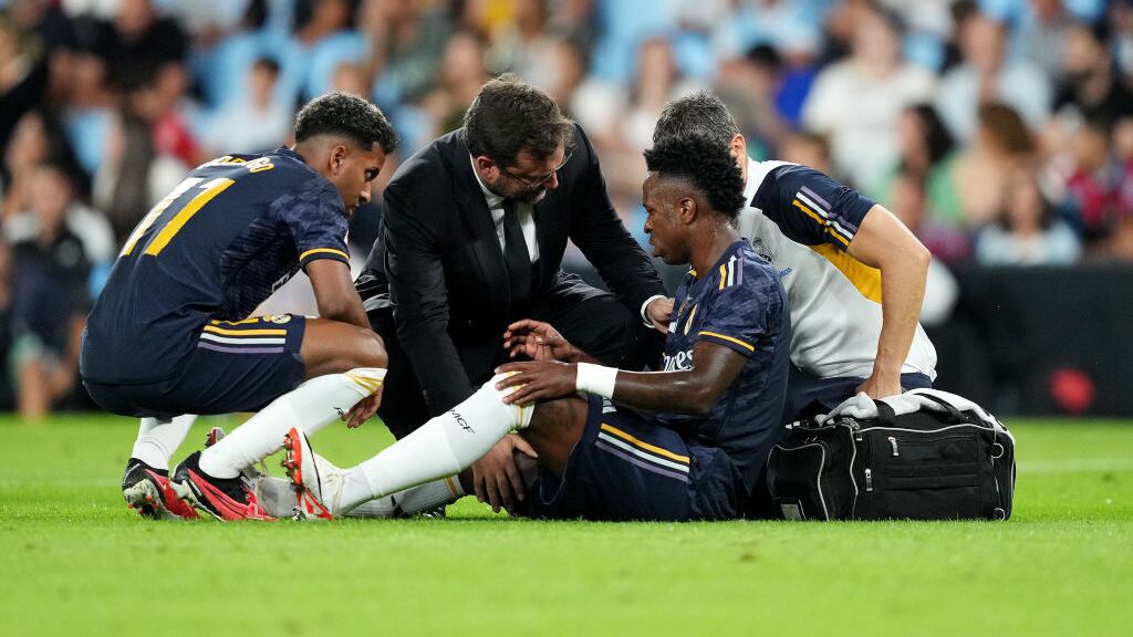 Vinicius se une a la lista de lesionados del Real Madrid