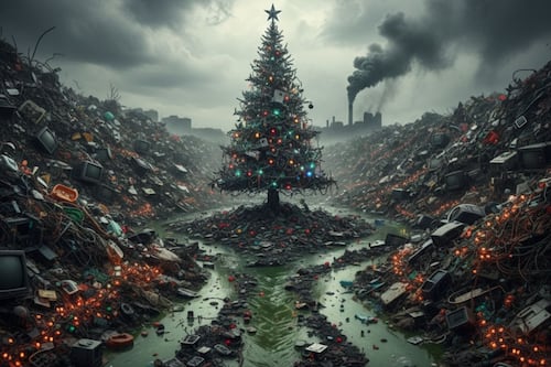 Navidad tóxica: México produce 1.5 millones de toneladas de basura electrónica que dañan el agua