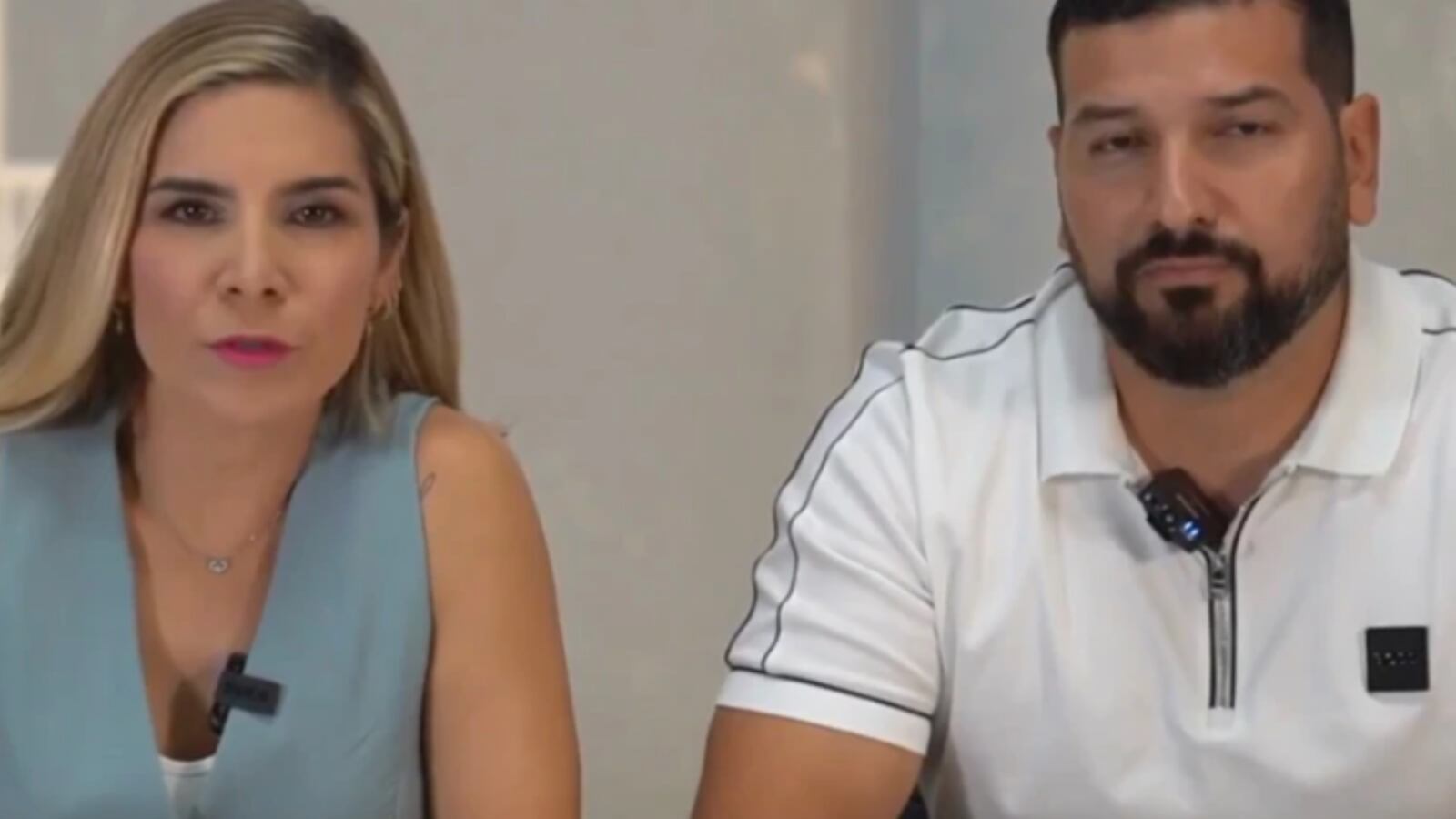 Karla Panini y Américo Garza