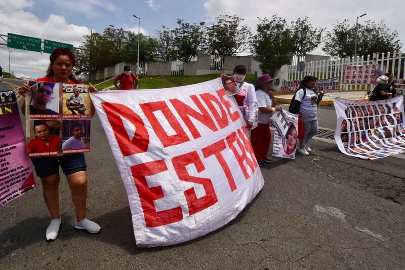 Confrontación de Madres Buscadoras.