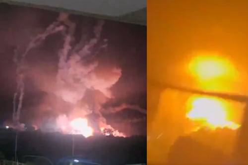 Impactantes imágenes del bombardeo de Estados Unidos a Caracas le dan la vuelta al mundo