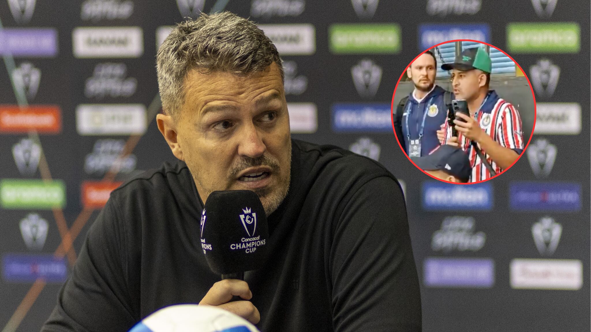 Aficionado tunde a Óscar García tras empate ante Cibao