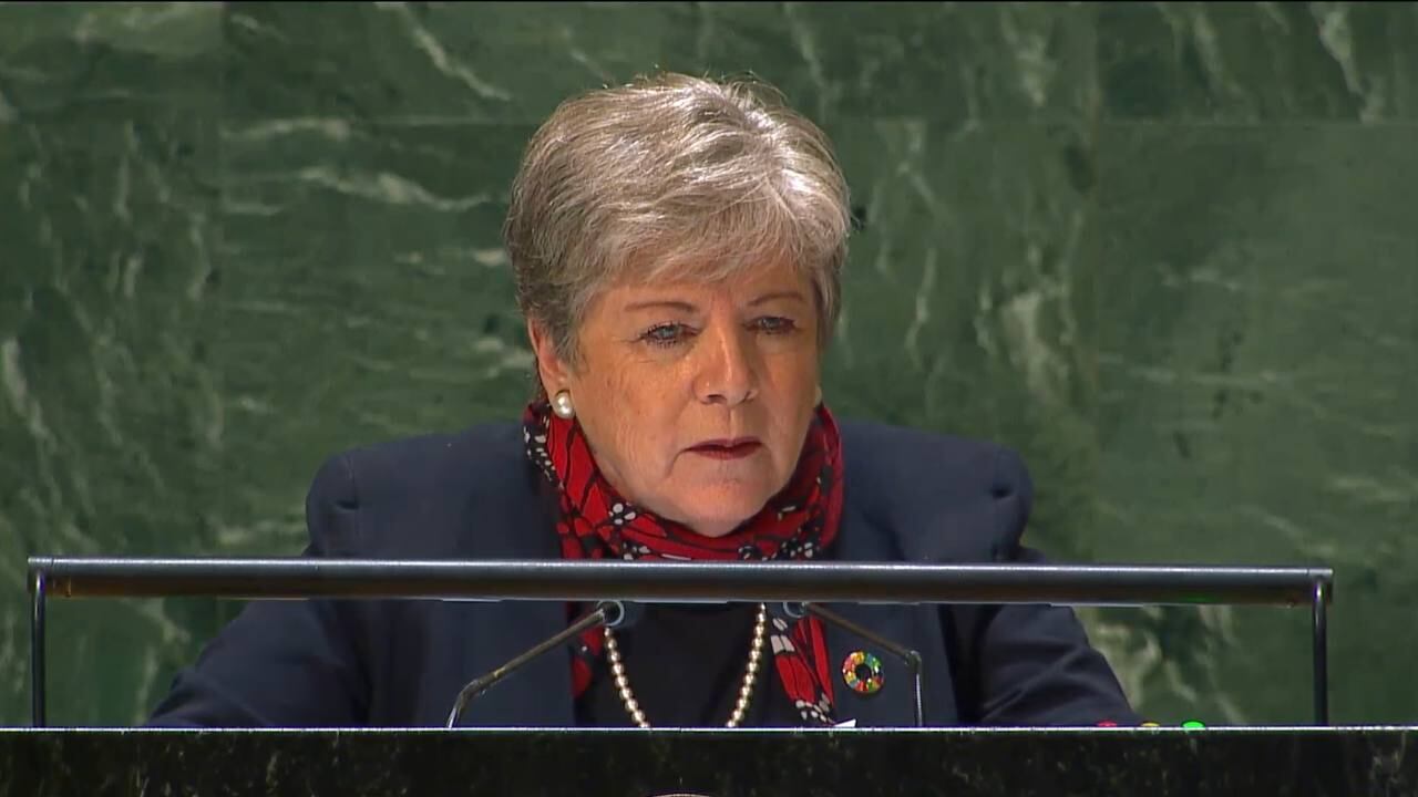 Alicia Bárcena, SRE, en la ONU.