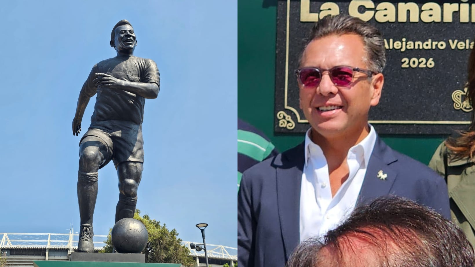 Pablo Lemus rindió tributo al Rey Pelé.