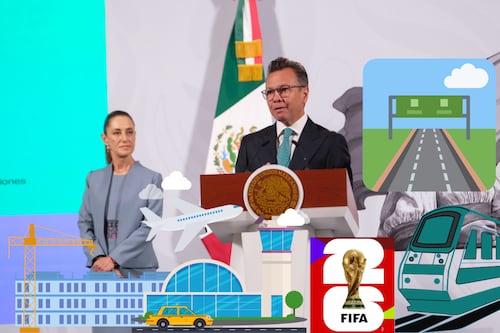 Resaltan obras en carretera a Chapala, aeropuerto y nuevas líneas para el Mundial 2026
