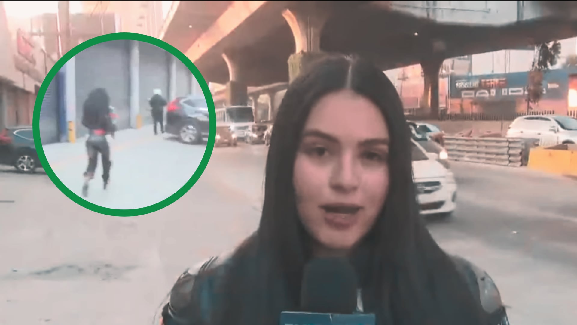 La huida de los elementos tras la intervención periodística exhibió un presunto abuso de autoridad