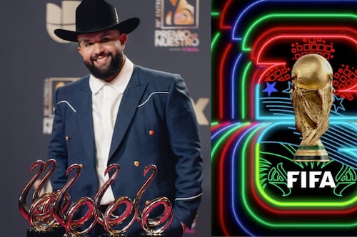 Carín León hace historia: Interpreta la primera canción del álbum del Mundial y así suena