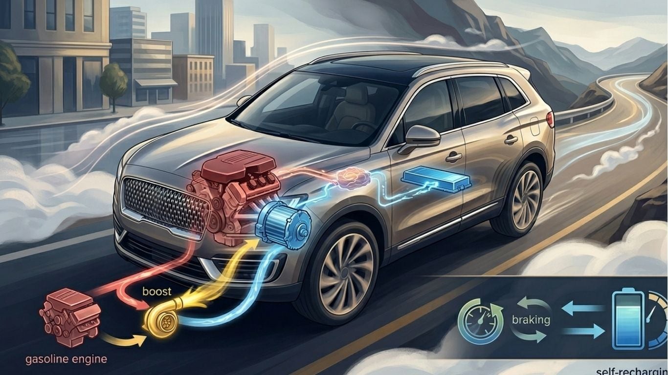 ¿Cómo funciona el motor híbrido de una SUV de lujo?